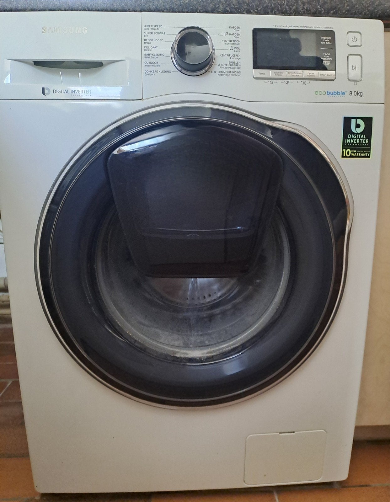 Lave-linge SAMSUNG 8.0kg Ecobubble, Electroménager, Lave-linge