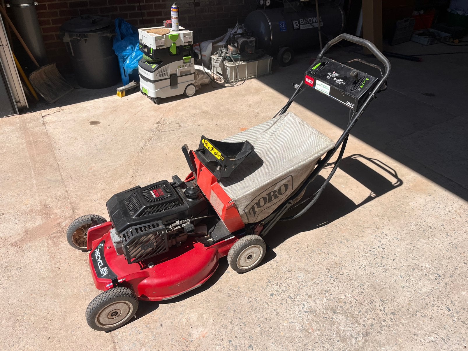 Toro recycler 53cm 600-series, Ophalen, Zo goed als nieuw
