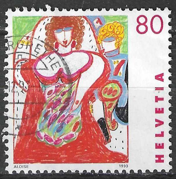 Suisse 1993 - Yvert 1436 - Art féminin (ST), Envoi, Affranchi