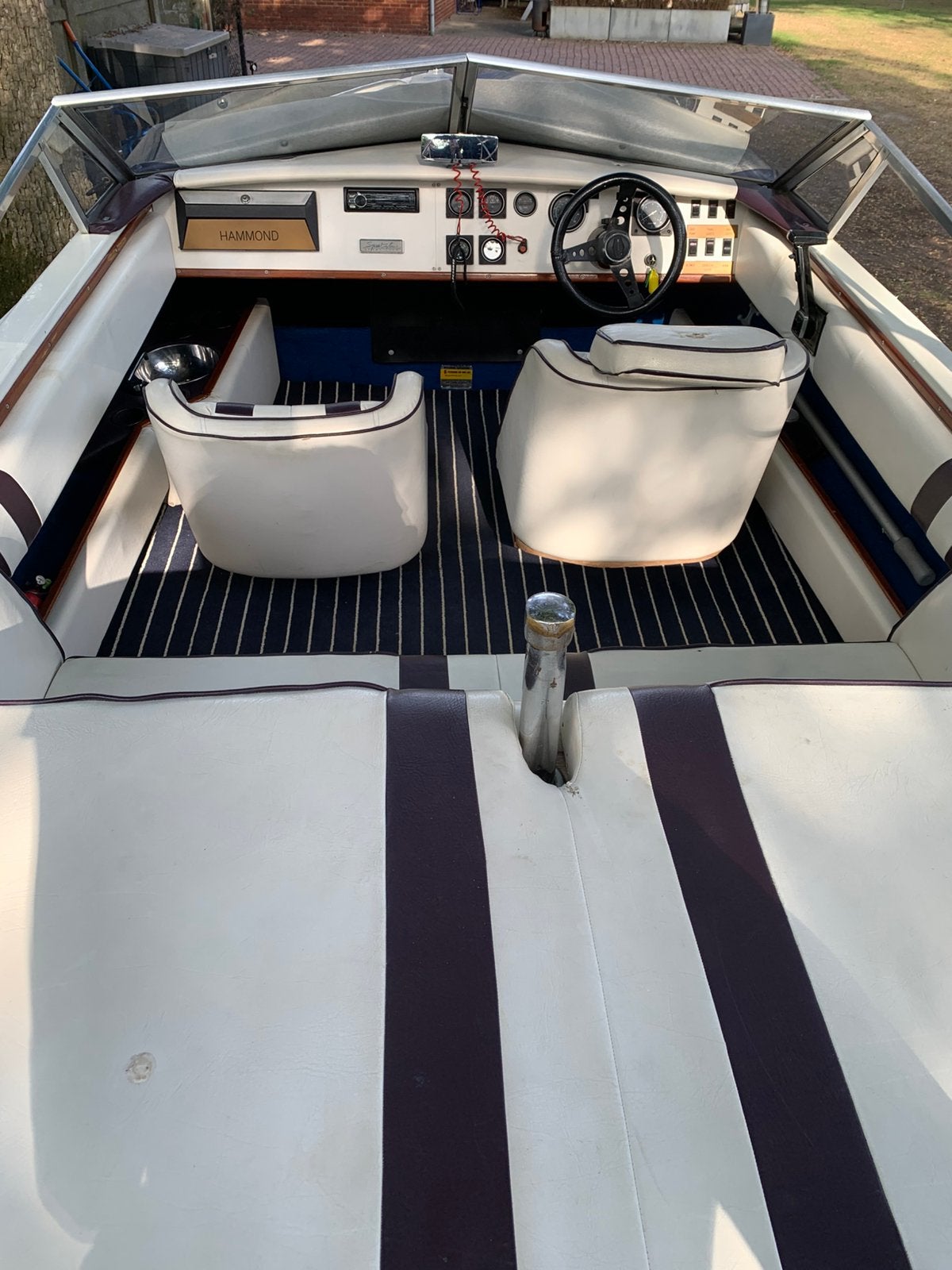 Mercruiser 4.3 v6 150kw + geremde trailer, Ophalen, Gebruikt, Binnenboordmotor, 120 tot 200 pk