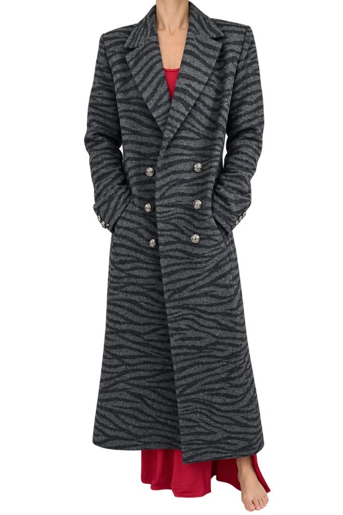 Manteau zebré Sonia Rykiel Taille 36, Ophalen, Nieuw, Maat 36 (S), Sonia Rykiel