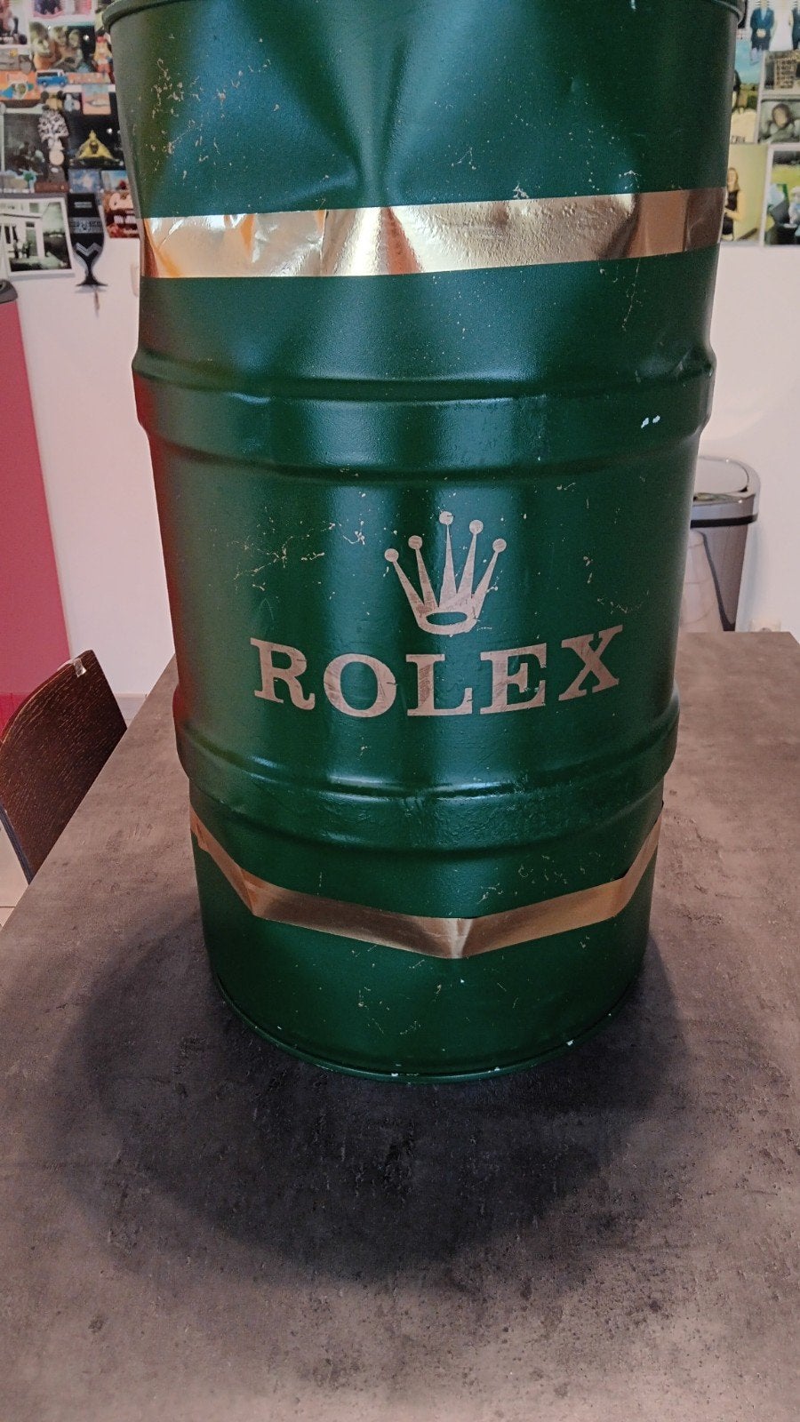Metalen vat Rolex, Tuin en Terras, Ophalen