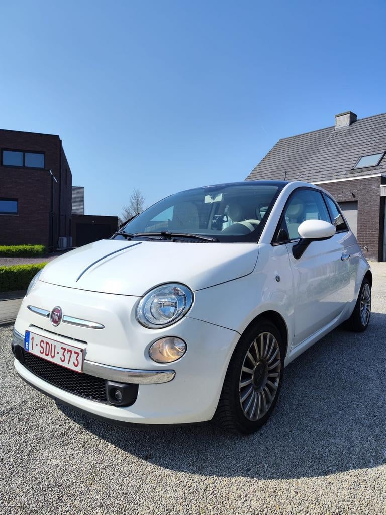 Fiat 500 benzine 77000km/schuifdak, Achat, Particulier, Essence