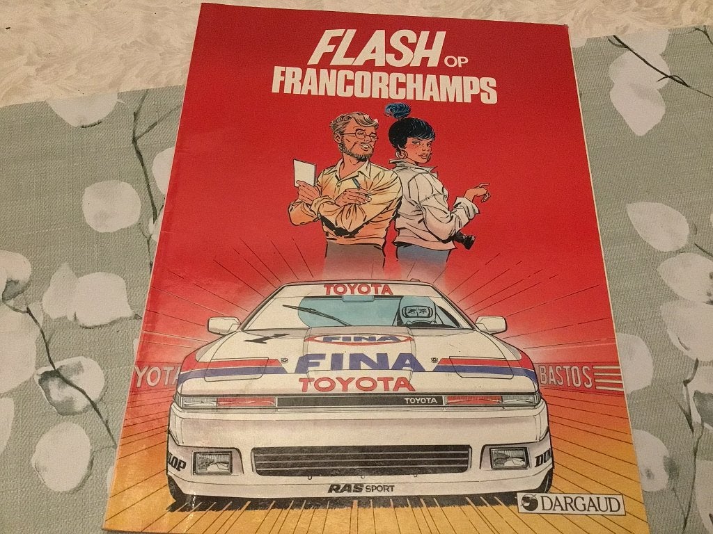Flash op Francorchamps Dargaud Toyota limited edition, Boeken, Ophalen of Verzenden, Zo goed als nieuw