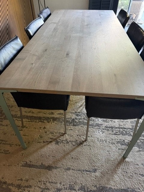 eettafel 6 persoon design Bert Plantagie, Comme neuf, Enlèvement, 50 à 100 cm, Chêne