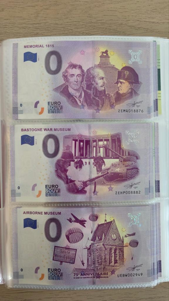 Lot de 28 Billets Euro Souvenir, Timbres & Monnaies, Billets de banque | Europe | Euros, Enlèvement ou Envoi