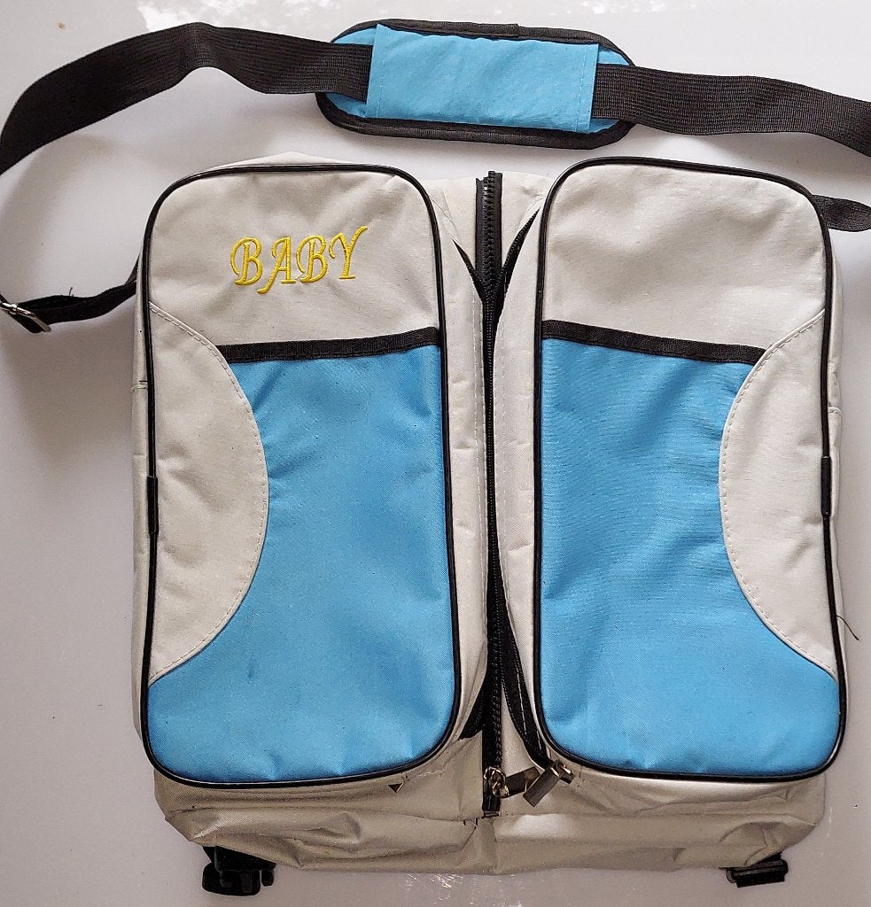 Nouveau sac à couches et nacelle 2 en 1 | Compact robuste !, Neuf, Sac à langer, Blanc, Fermeture