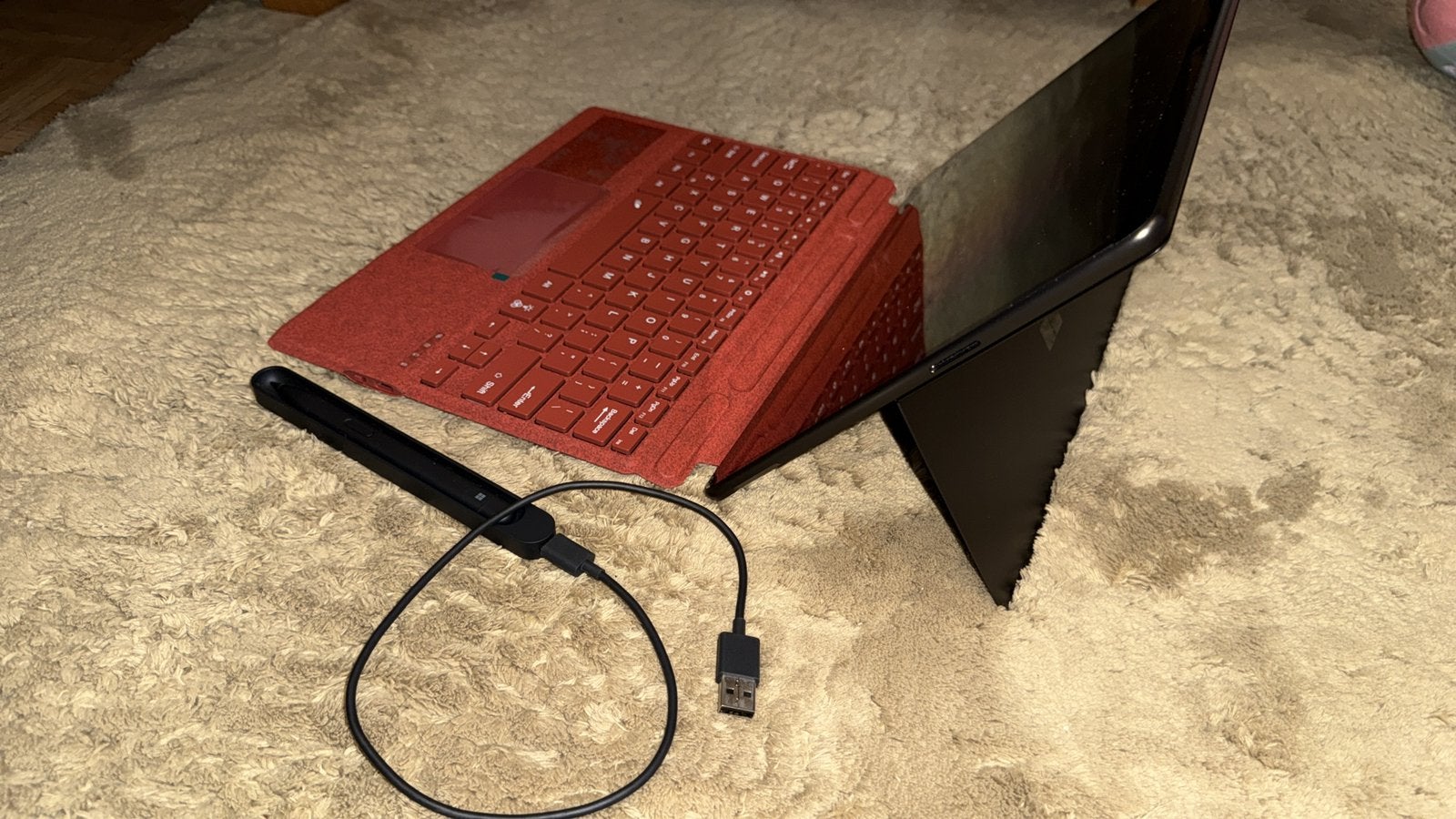 Microsoft Surface Pro 11Zo goed als nieuw T Cover & Slim Pen, Computers en Software, Ophalen of Verzenden, Nieuw