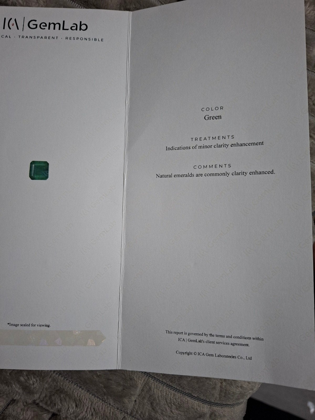 Natuurlijke Smaragd 2,72 ct – ICA GemLab certificaat, Ophalen of Verzenden, Nieuw