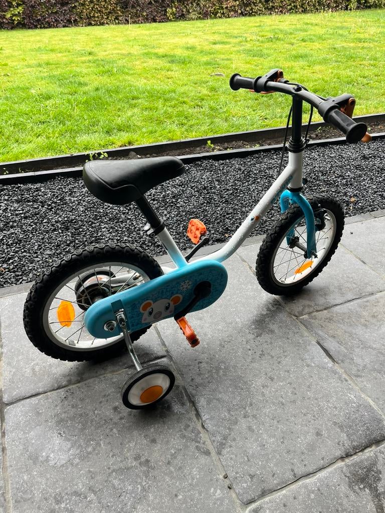Kinderfiets 14 inch, Fietsen en Brommers, Ophalen, Zo goed als nieuw, Zijwieltjes