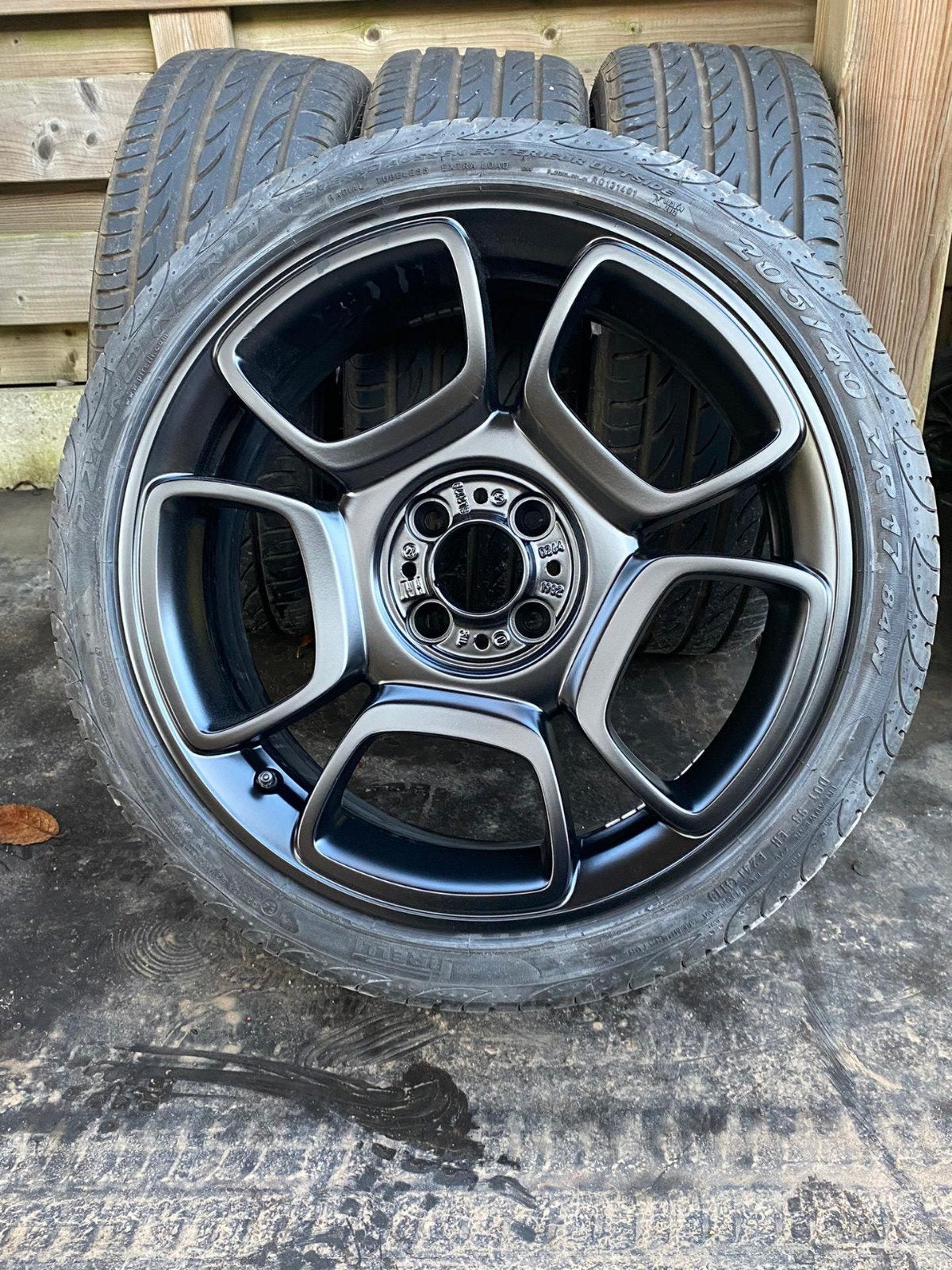 17inch Abarth velgen met banden, Véhicule de tourisme, Pneus été, 205 mm, Enlèvement
