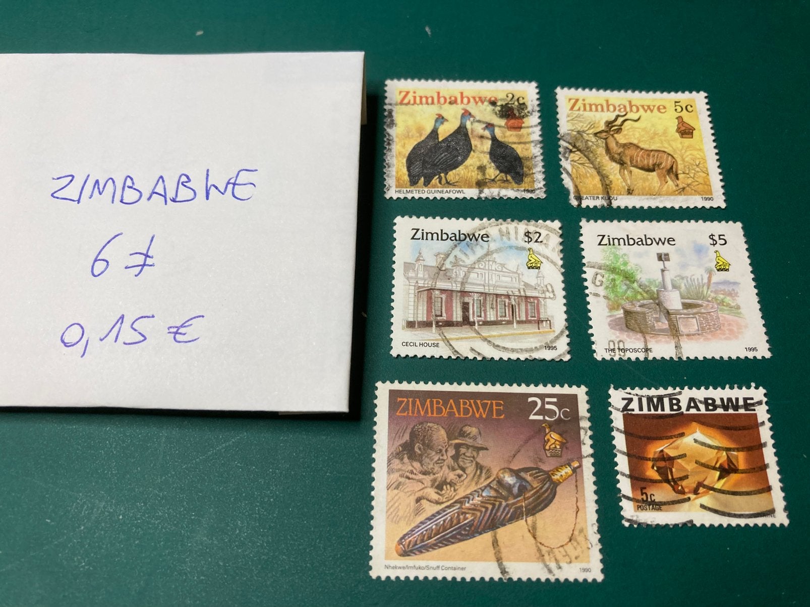 Lot postzegels Zimbabwe, Ophalen of Verzenden, Overige landen, Gestempeld