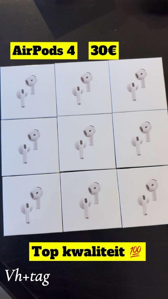 AirPods 4, Télécoms, Neuf, Bluetooth, Blanc, Intra-auriculaires (Earbuds)
