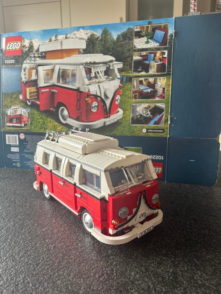 Lego volkswagen camper van T1 10220, Ophalen of Verzenden, Zo goed als nieuw