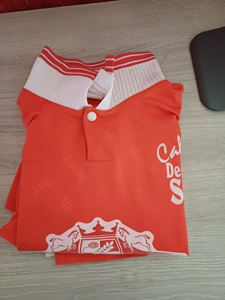 Maillot de Foot Vintage années 90 - Cézann - Bavik Taille L, Envoi, Comme neuf, Maillot