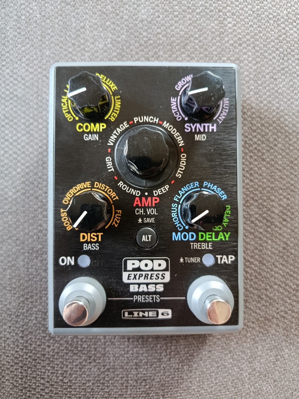 Line 6 pod express bass, Muziek en Instrumenten, Ophalen of Verzenden, Zo goed als nieuw, Delay of Echo