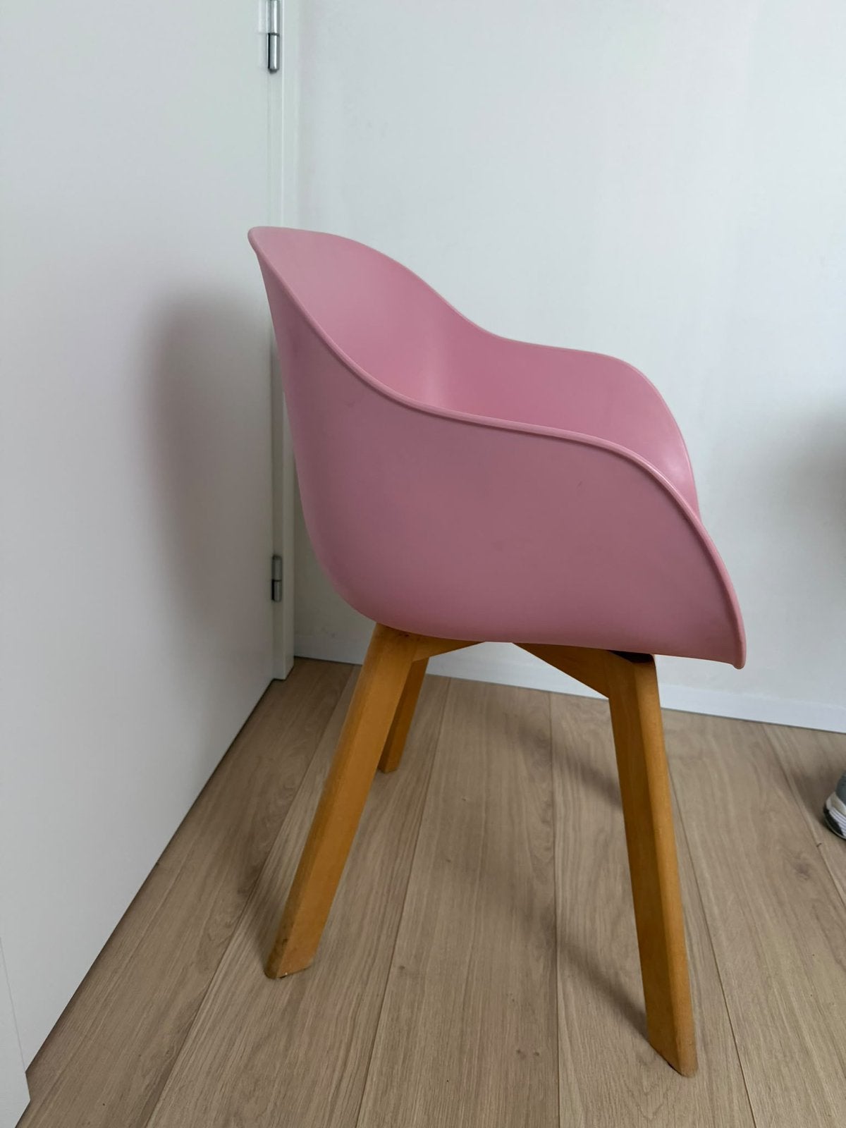 6x roze kuipstoelen, Enlèvement, Utilisé