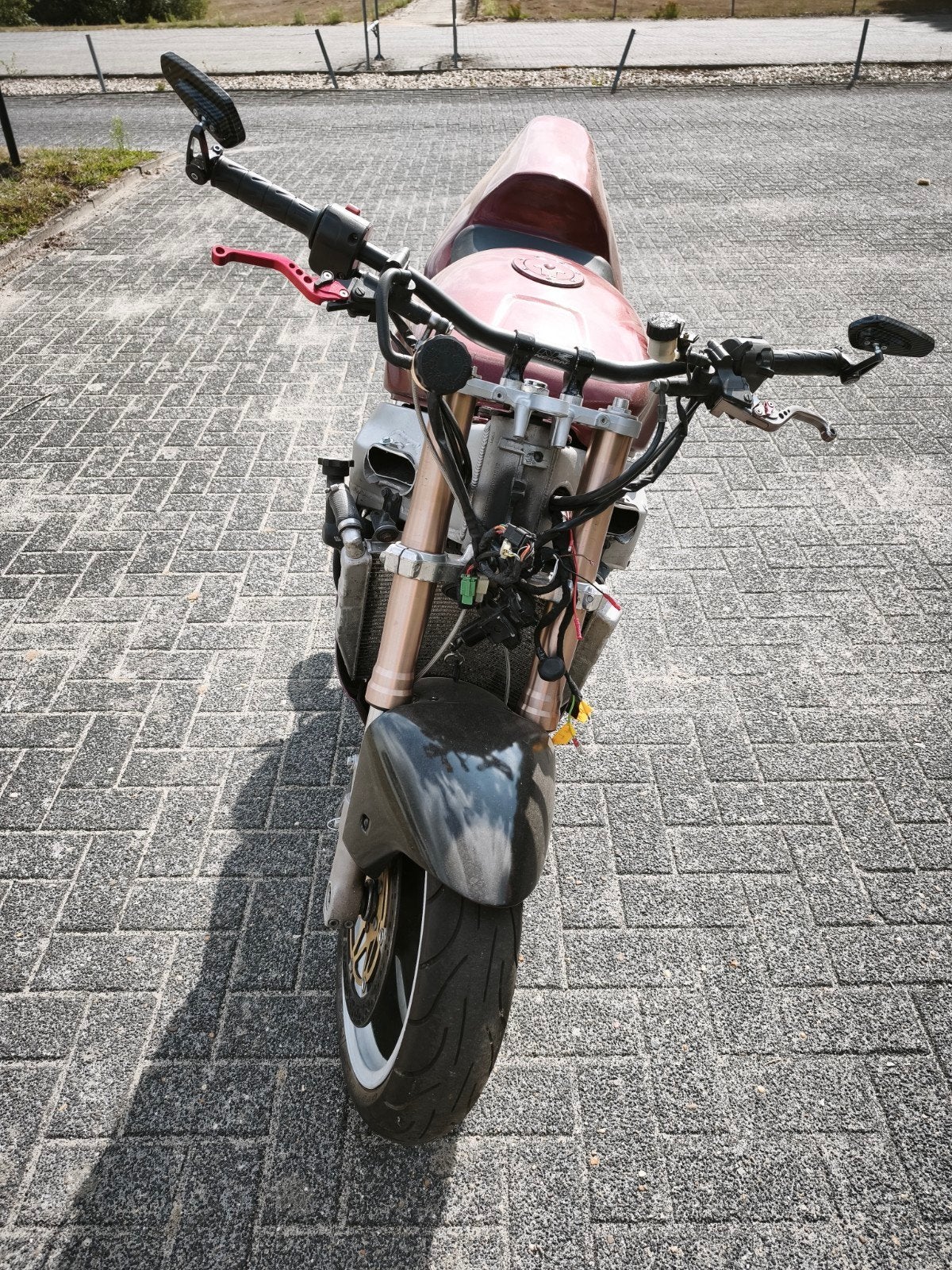 Kawasaki Ninja ZX-7R / ZX750P – rijdend project, Fietsen en Brommers, Ophalen, 6 versnellingen, 750 cc, Gebruikt