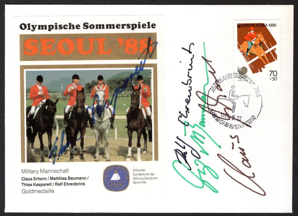 Jeux olympiques d'été CORÉE-DU SUD 22/08/1988, Envoi, Affranchi