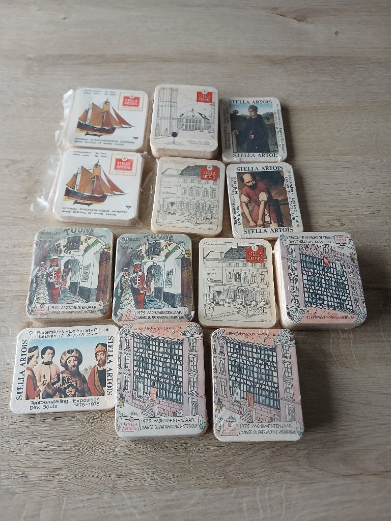 oude viltjes stella artois, Verzamelen, Biermerken, Ophalen of Verzenden, Nieuw, Viltje(s), Stella Artois