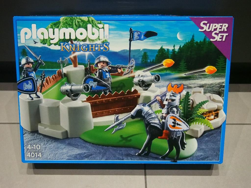 Playmobil set 4014 SuperSet Ridderbastion in nieuwstaat, Ophalen, Zo goed als nieuw, Complete set