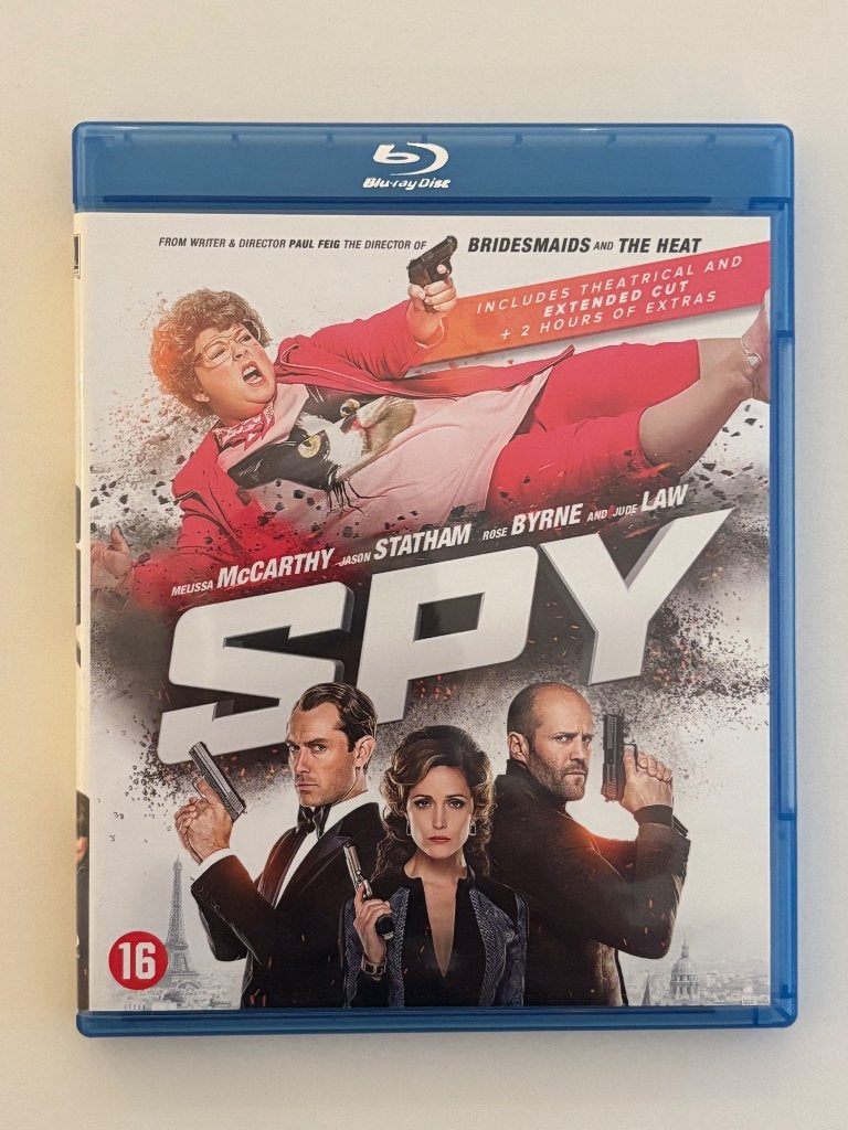 Blu-ray Spy (2015) Melissa McCarthy Jude Law Jason Statham, Ophalen of Verzenden