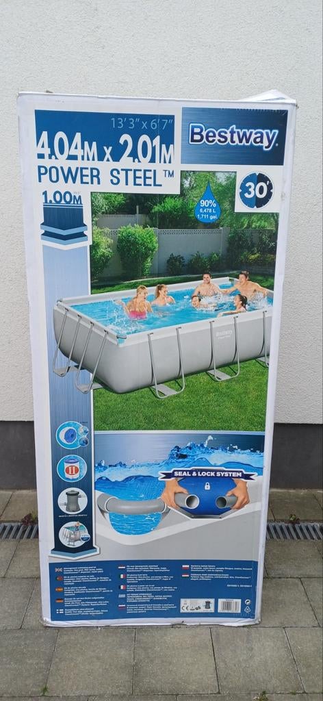 BESTWAY ZWEMBAD MET ZWEMBAD LADDER, Ophalen