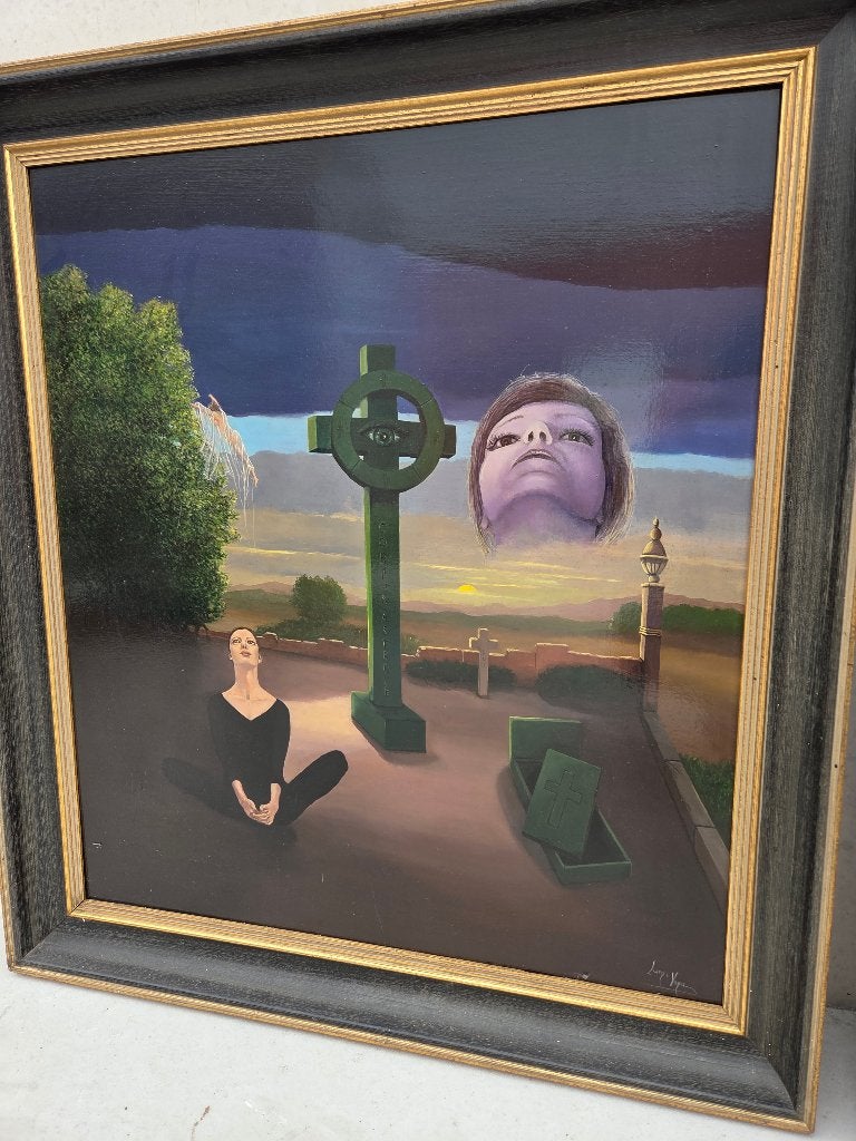 L. Vaga : impression 2 x sur plaque, surréalisme, Enlèvement