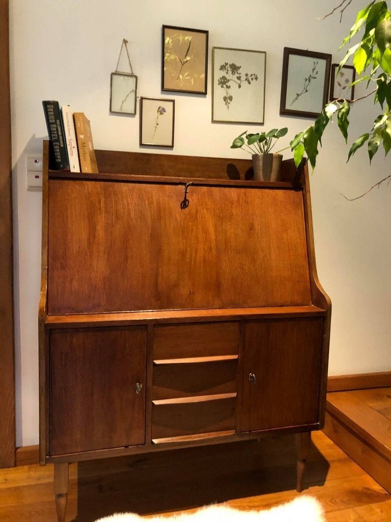 vintage secretaire mooi in orde, Huis en Inrichting, Ophalen, Gebruikt