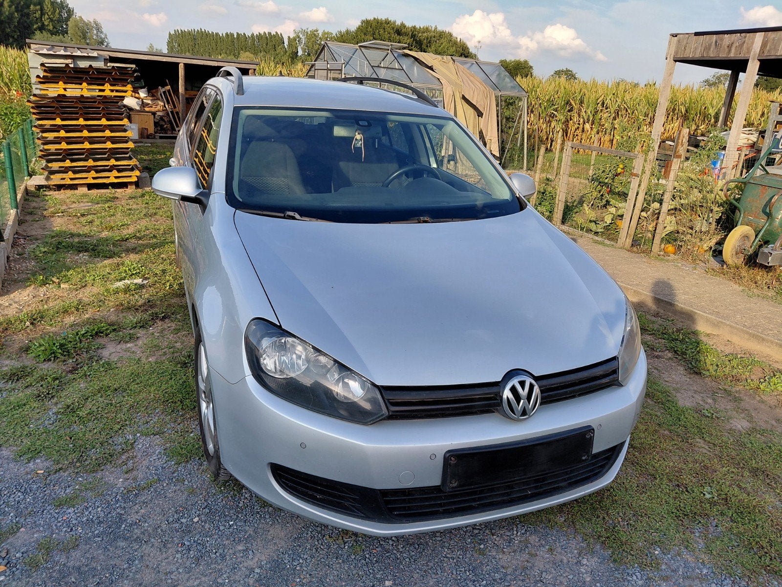 volkswagen golf  6 variant 1.6tdi, Auto's, Voorwielaandrijving, Euro 5, Stof, Zwart