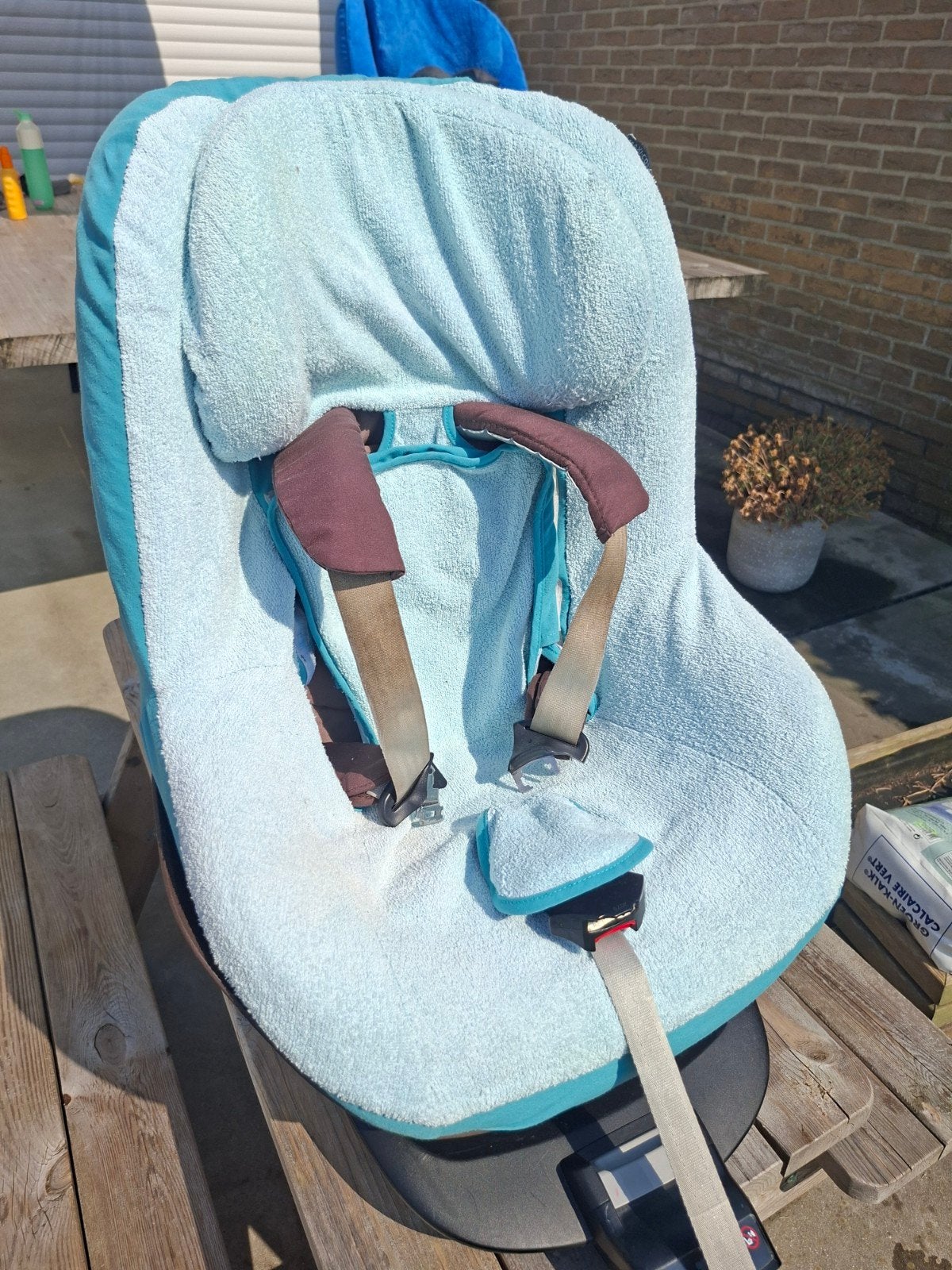 Maxicosi peuterstoel + nette hoes + family fix base, Ophalen, Isofix