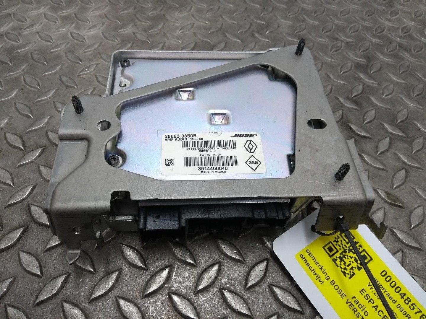 RENAULT ESPACE VERSTERKER UNIT AUDIO 2015, Ophalen of Verzenden, Gebruikt, ARN erkend
