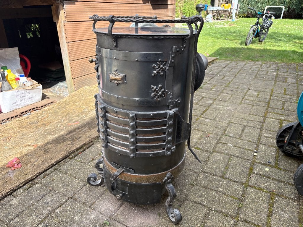 Hout & kolen kachel, Ophalen, Houtkachel, Zo goed als nieuw, Vrijstaand