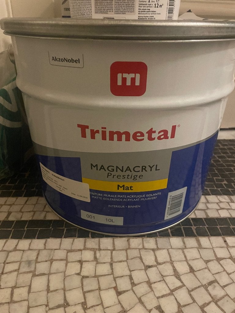 Trimetal Magnaprim 10L, Ophalen, Wit, Nieuw, Verf