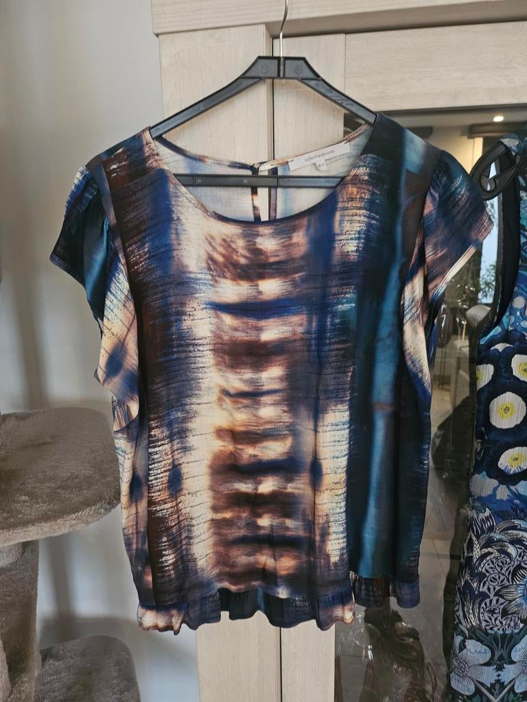 T-shirt, Sans manches, Taille 38/40 (M), Comme neuf, Bleu