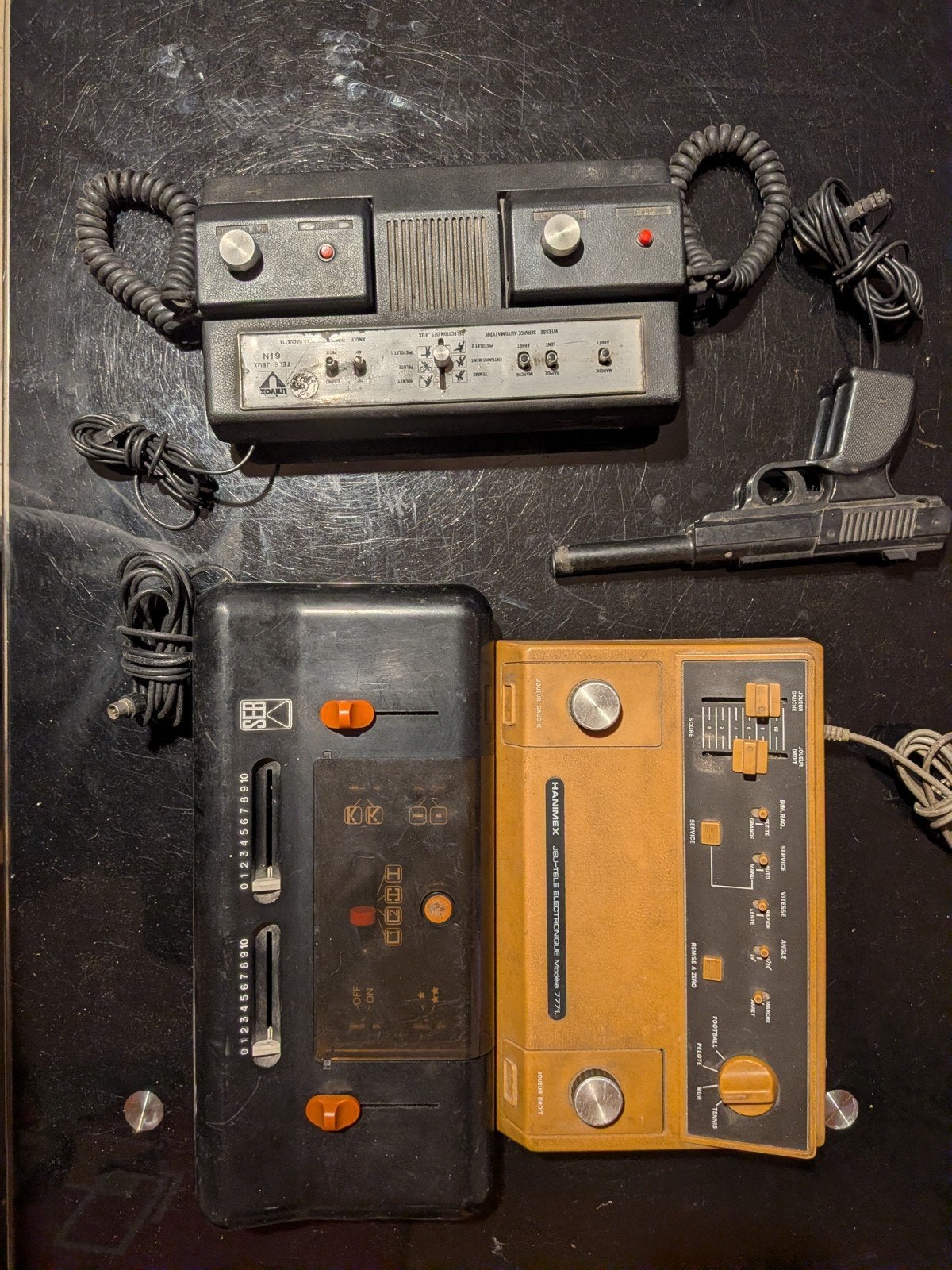 Vintage retro/pong-consoleset (Hanimex, SEB, Univox), Ophalen of Verzenden