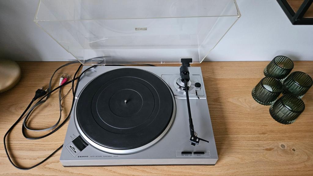 Sanyo TP-X1S Direct Drive Platenspeler (Vintage 1981) – Opkn, Ophalen, Platenspeler