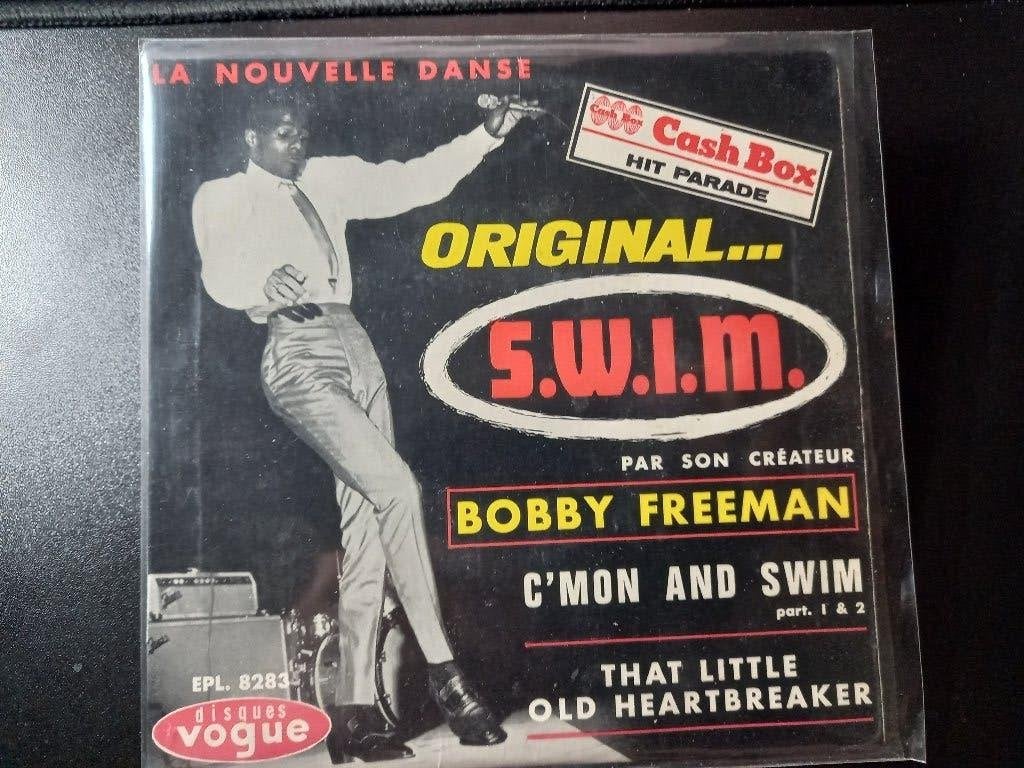 Bobby Freeman — EP « Funk/Soul, R&B » de S-W-I-M, Avec pochette intérieure, 7 inch, Comme neuf, EP
