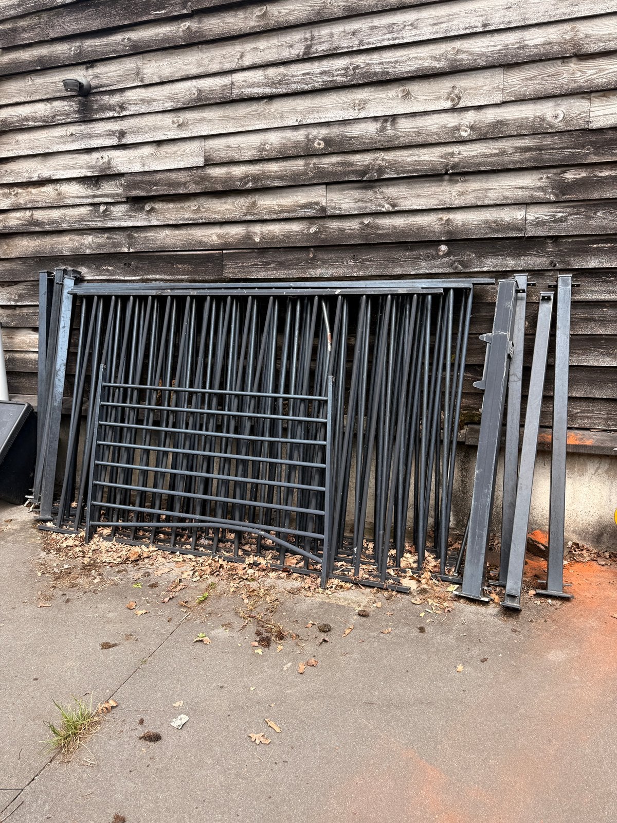 Ijzer hekwerk compleet., Enlèvement, Comme neuf, Fer
