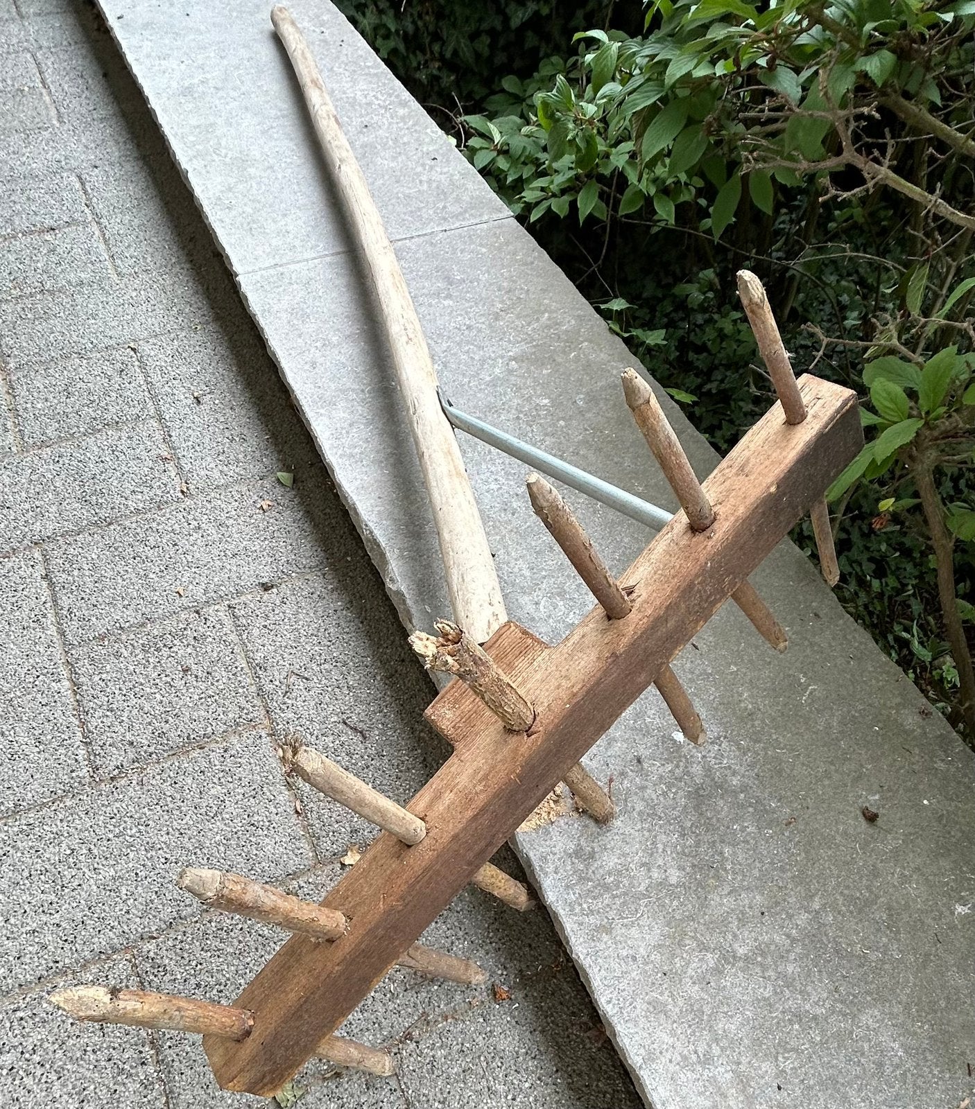 Decoratie hooihark, Ophalen