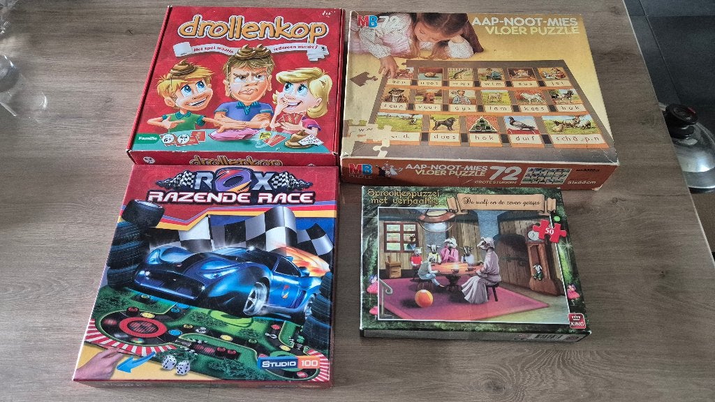 Gezelschapsspellen en puzzels, Ophalen, Gebruikt