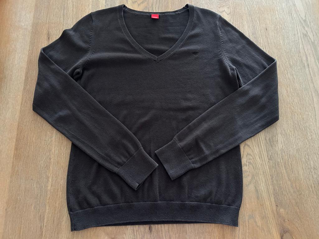 Bruine trui V-hals Esprit maat M, Kleding | Dames, Truien en Vesten, Ophalen of Verzenden, Zo goed als nieuw, Maat 38/40 (M), Bruin