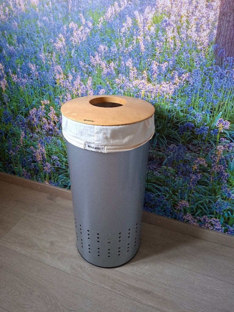 Wasbox Brabantia 35L, Ophalen, Zo goed als nieuw, Grijs, Overige typen