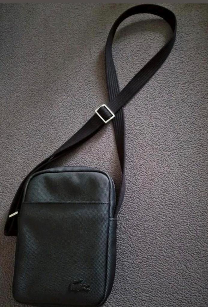 Draagtas Lacoste nieuw, Ophalen of Verzenden, Nieuw, Zwart, Leer