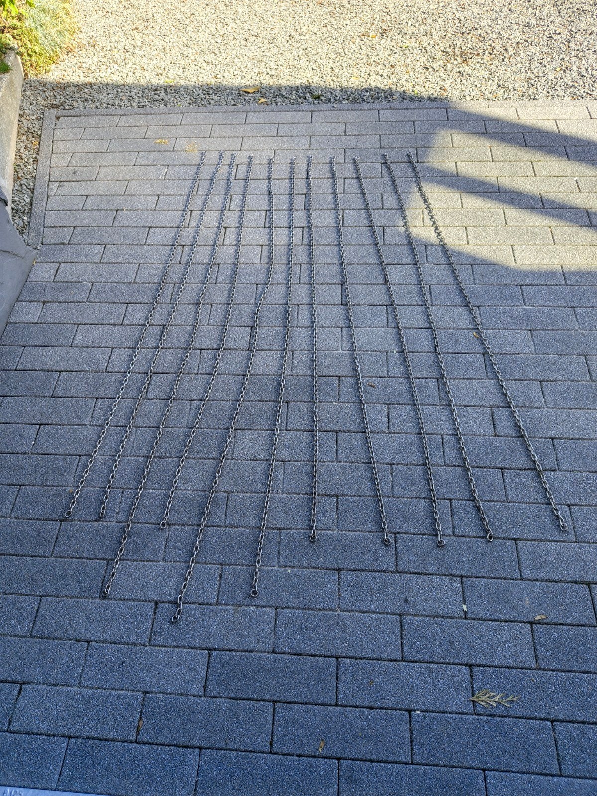 lot van 11 sterke kettingen tussen 1,85 m en 1,65 m, Ophalen of Verzenden