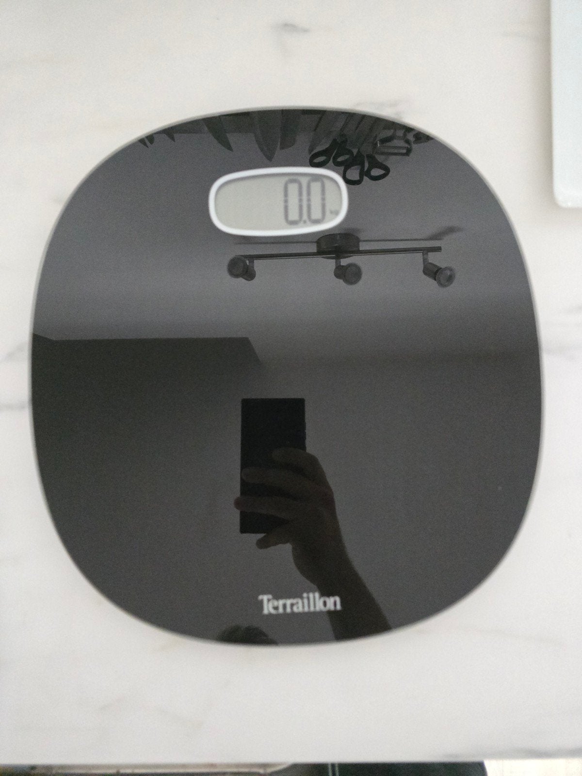 Terraillon Personenweegschaal (Zwart) – Inclusief, Elektronische apparatuur, Ophalen, 1 tot 500 gram, 100 kg of meer, Personenweegschaal