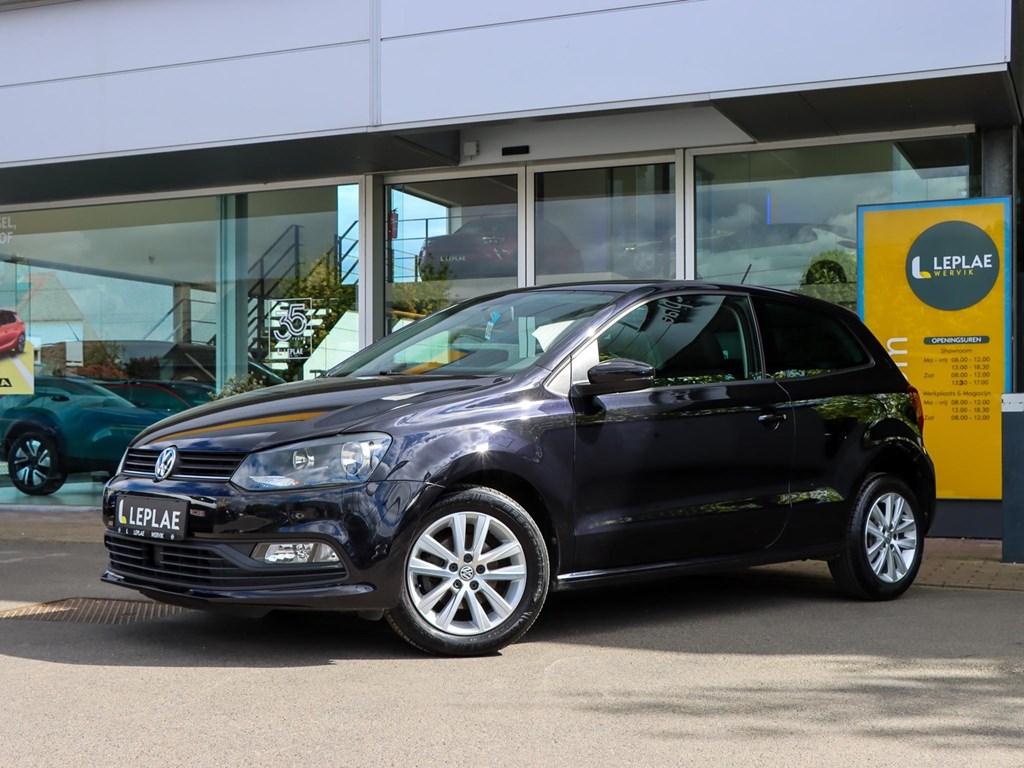 Volkswagen Polo 3DR 1.0 75PK MT5 |ALU VELG|AIRCO|, Auto's, Volkswagen, 75 pk, Zwart, https://public.car-pass.be/vhr/58b4c3a6-7cd8-40dc-a2f8-3ea5d65bf75b