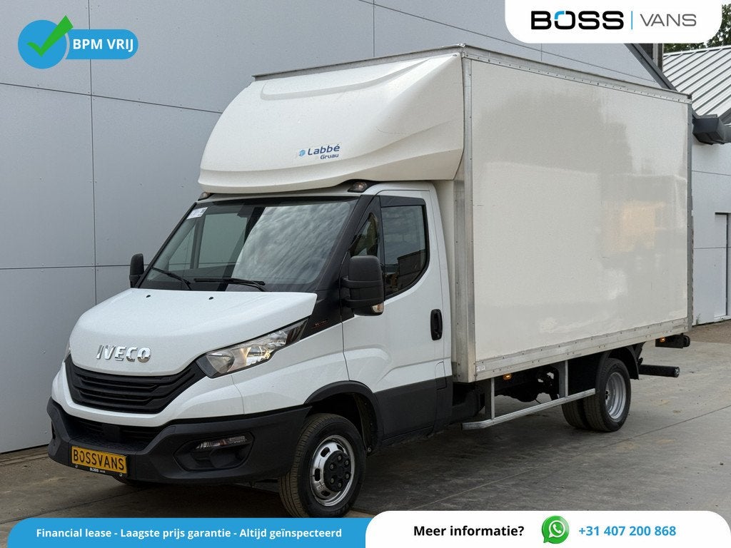 Iveco Daily 35C16 3.0 160pk Laadklep Bakwagen Dubbellucht Cl, Zwart, 4 cilinders, Iveco, Wit