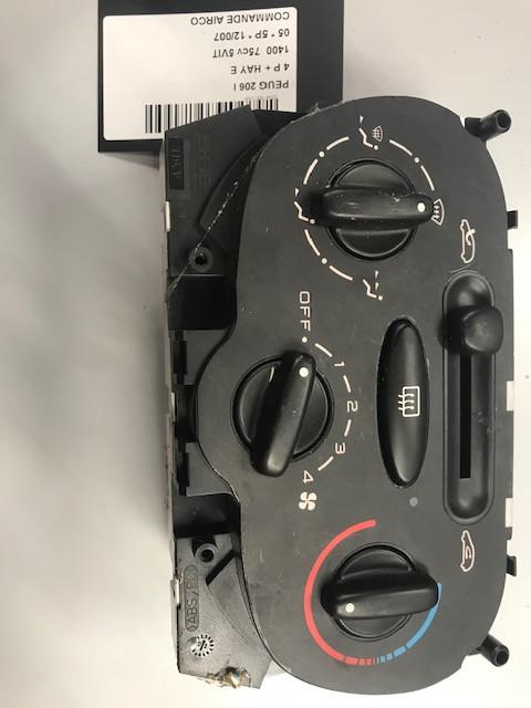 BEDIENINGSPANEEL AIRCO Peugeot 206 (2A / C/H/J/S) (99210), Auto-onderdelen, Gebruikt, Peugeot