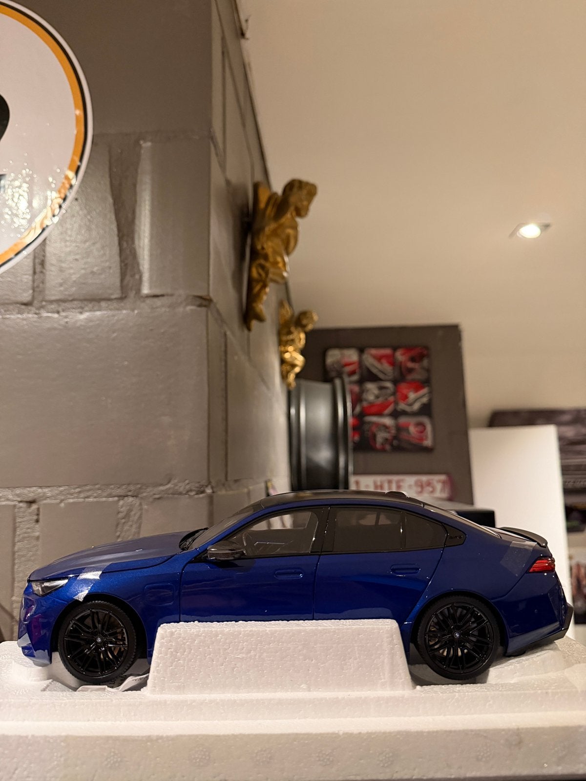 Minichamps Bmw M5 blauw, Enlèvement ou Envoi, Comme neuf, MiniChamps
